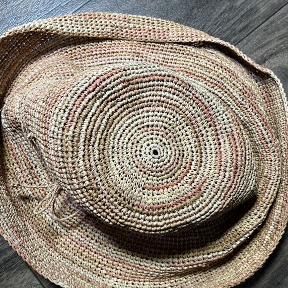 Helen Kaminski Provence 12 Raffia Sun Hat Women\'s One Size Rollable Packable EUC main image 7